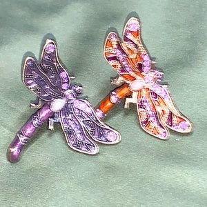 Dragonfly decorative knobs